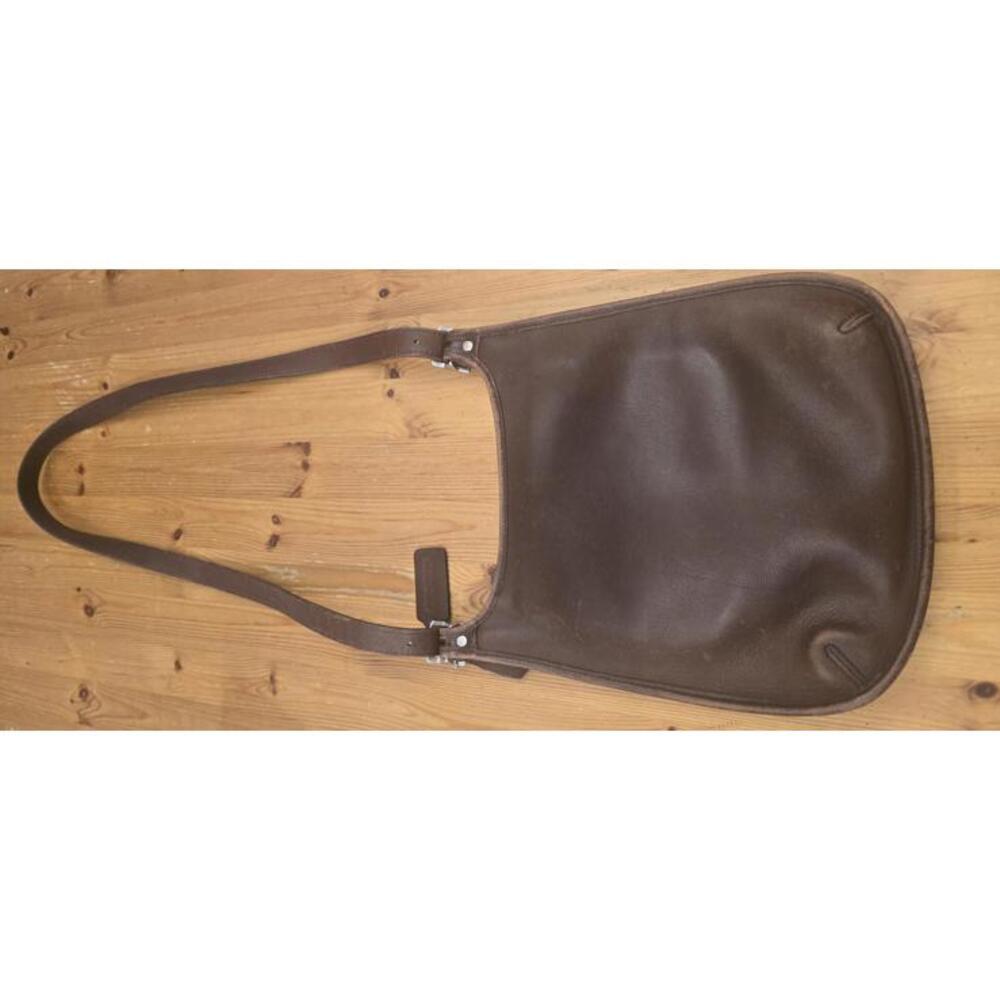 Vintage Coach Leather Hippie Flap Saddle Bag 9135 - Picture 4 of 9